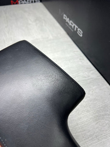 01-06 BMW E46 M3 Center Console Armrest Arm Rest Black Leather