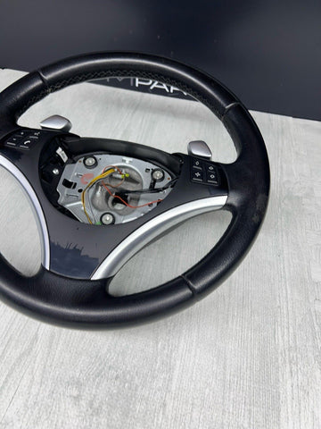 07-13 BMW E90 E92 E93 E87 328i 335 Sport Leather Steering Wheel Automatic