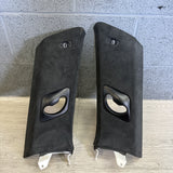 OEM 2014-2018 BMW X5M F85 F15 B PILLARS ALCANTARA SUEDE BLACK