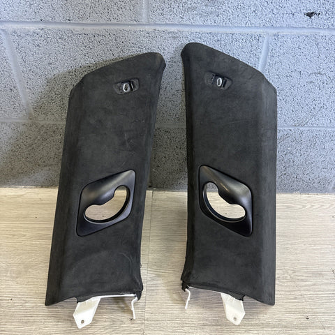 OEM 2014-2018 BMW X5M F85 F15 B PILLARS ALCANTARA SUEDE BLACK