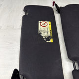 01-06 BMW E46 M3 Coupe Right Left Sun Visors Shade Mirror Black OEM *Peel*
