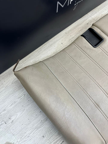 BMW OEM E30 86-92 COUPE REAR SEAT BACK REST BACKREST CUSHION BEIGE LEATHER