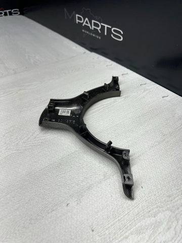 OEM 01-06 BMW E46 M3 Lower Steering Wheel Trim Cover Plate Titan Shadow Grey