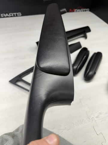 01-06 BMW E46 M3 Convertible Interior Armrests Trim Set Sprayed Black