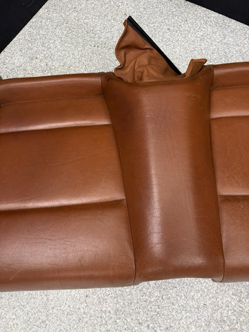 BMW 01-06 E46 M3 Convertible Rear Seat Cinnamon Leather Bench