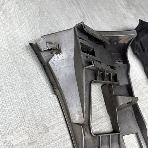01-06 BMW E46 M3 FRONT BUMPER COVER GUARDS BRACKETS 2695247