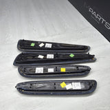 01-06 BMW OEM E46 M3 Coupe Trim Armrest Pads Set Black 8238622 *Notes*