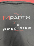 Mpartsworldwide X Precision Tee T Shirt T-Shirt 2025 Black M3 Rear XXL