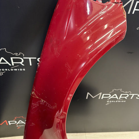 01-06 BMW E46 M3 Right Passenger Fender Imola Red *Dented*