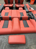 BMW 21-23 G82 M4 Coupe OEM Complete Front Rear Seats Fiona Red Leather Panels