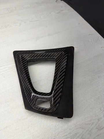 15-20 BMW F80 F82 F83 M3 M4 Center DCT Shifter Plate Carbon Fiber M Performance