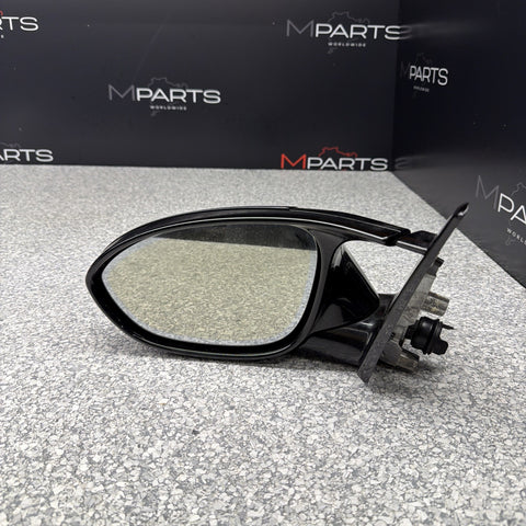 2008-2011 BMW E90 M3 Sedan Left Power Folding Side Mirrors Jerez Black OEM