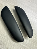 BMW E46 325 330 M3 Convertible Rear Black Upper Armrest Pads 7894431 7894432