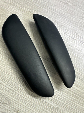BMW E46 325 330 M3 Convertible Rear Black Upper Armrest Pads 7894431 7894432