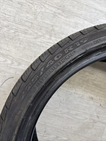 2021 Used 225/40R19 Pirelli Cinturato P7 Run Flat 93H - 6-7/32