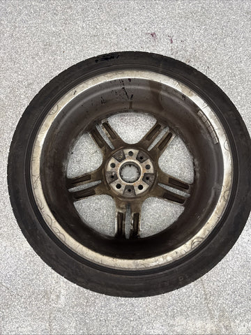 OEM BMW F10 F13 Front Wheel Rim 19x8.5 ET33 M Double Spoke Style 351 Silver