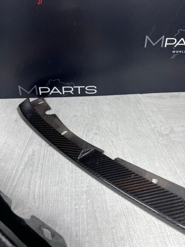 Carbon Fiber M Performance Front Bumper Lip 21-26 BMW G80 G82 G83 M3 M4 *Cracked
