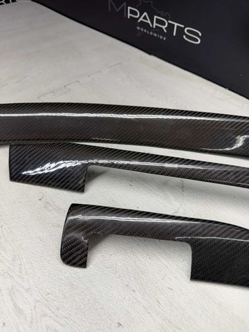 BMW E46 M3 01-06 Carbon Fiber Interior Trim Dashboard Dash Board Set *Notes*