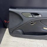 01-06 BMW E46 M3 FRONT PASSENGER RIGHT SIDE DOOR PANEL CARD BLACK OEM