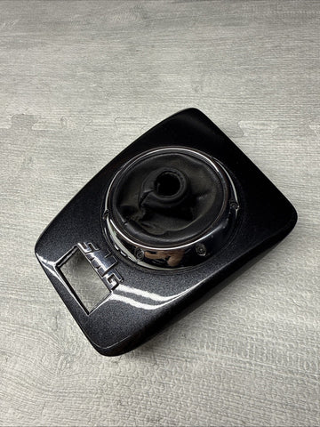 01-06 BMW E46 M3 Center Dome SMG Shift Plate Dark Grey Metallic