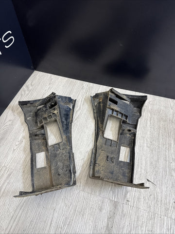 01-06 BMW E46 M3 FRONT BUMPER COVER GUARDS BRACKETS 2695247
