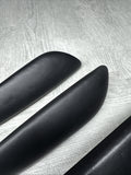 01-06 BMW E46 M3 Convertible Door Upper Arm Rest Armrest Pads Black *Broken Tab*