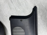 91-99 BMW E36 3 Series M3 Dead Pedal Cover Kick Panels Trims Covers Black OEM