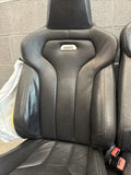 15-20 BMW F82 M4 Coupe Front Seats Black Leather *Passenger Bent*