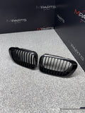 BMW 01-06 E46 M3 Front Kidney Grilles Gloss Black Set