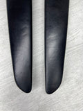 BMW E46 325 330 M3 Front Door Upper Armrest Pads Nappa Black