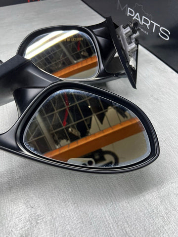 08-13 BMW E92 E93 M3 Left Right Fold Mirrors Matte Black / Silverstone *Notes*