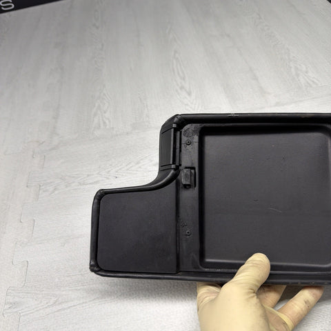 01-06 BMW E46 M3 Center Console Armrest Arm Rest Black Leather *Notes*