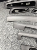 01-06 BMW E46 M3 Convertible Interior Armrests Trim Set Brushed Aluminum *Notes*