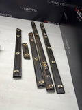 BMW E36 M3 Sedan 1992-1998 Black Door Mouldings Trims Set OEM