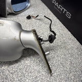 01-06 BMW E46 M3 Side View Door Mirrors Pair Titan Silver *Notes*