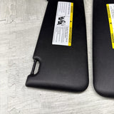 08-13 OEM BMW E92 328 335 M3 Coupe Sun Visors Black Vinyl