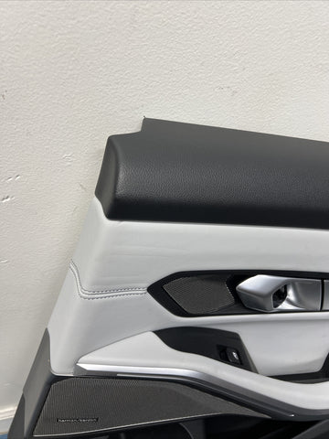 BMW 21-26 G80 M3 Sedan OEM Rear Right Passenger Door Card Panel Silverstone