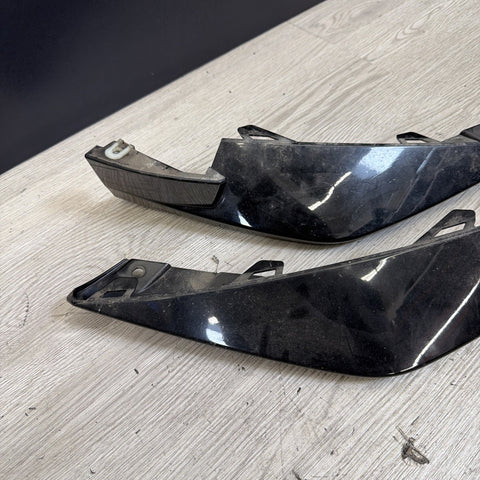 21-25 BMW G80 G82 G83 M3 M4 OEM Gloss Black Front Bumper Corner Splitters