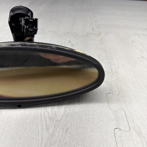 01-06 BMW E46 M3 Rearview Rear View Oval Mirror *Damage