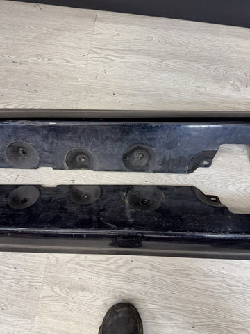 01-06 BMW E46 M3 Rocker Panel Side Skirts OEM Carbon Black *Notes*