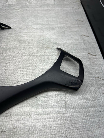 08-13 BMW E90 E92 E93 M3 Lower Steering Wheel Trim Cover Plate Black