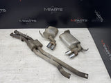 01-06 BMW E46 M3 UUC Corsa Exhaust Section 3 Dual Mid Pipe Midpipe *Dent*