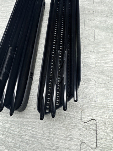 01-06 BMW E46 M3 BLACK Right Left Fender Vents Grilles Grills Trims NO EMBLEMS