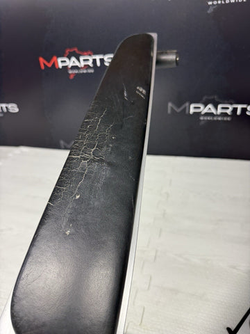 01-06 BMW E46 M3 Coupe Interior Armrests Trim Set Brushed Aluminum *Tab