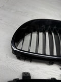 2006-2010 BMW E60 525i 528i 530i 535i 545i 550i M5 FRONT HOOD VENT GRILLES BLACK