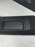 08-13 OEM BMW E92 328 335 M3 Coupe Left Driver Sun Visor Black Felt