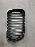 01-06 BMW E46 M3 Front Left Driver Frame Kidney Grille Matte Black