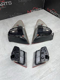 BMW E46 325 330 M3 CONVERTIBLE LED TAIL LIGHTS SET 6937454 *CRACKS*