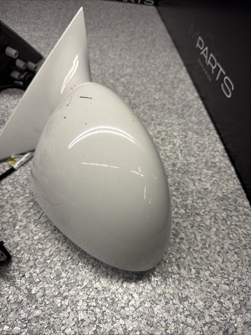 01-06 BMW E46 M3 Side View Door Mirrors Pair Alpine White *Notes*
