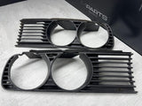 84-92 BMW 318i Left (1 945 885.0) & Right (1 876 094.0) Headlight Grille E30 OEM